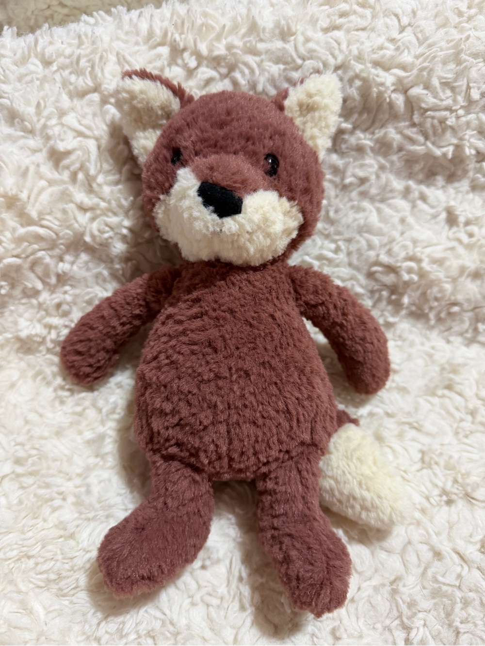 Jellycat Brown and Cream Fox Plush